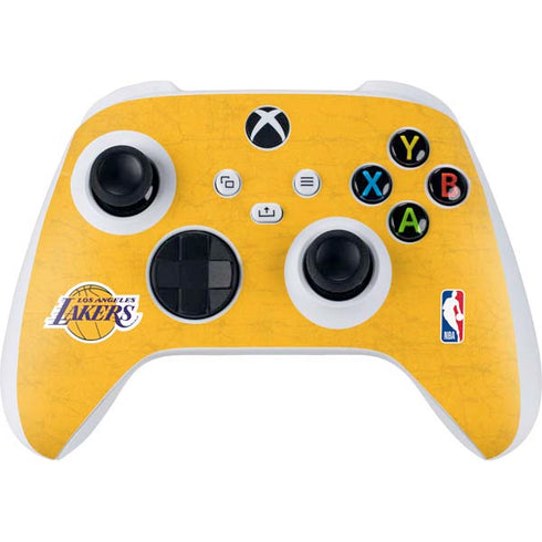 NBA Los Angeles Lakers Distressed Xbox Series S Controller Skin